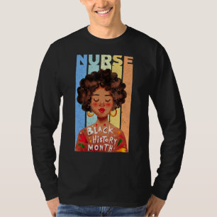 T-shirt Femmes Femmes Infirmière Afro-Africaine Histoire N