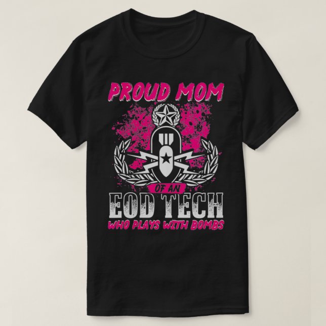 T-shirt Femmes Fier Maman d'une OEuvre Eplosive Dispo (Design devant)