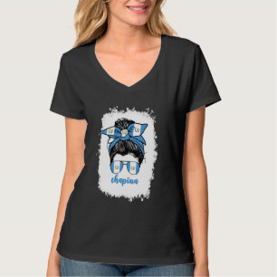 T-shirt Femmes Filles Chapina Guatemala Drapeau Fille Guat