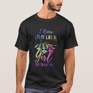T-shirt Femmes Filles Enfants Joueur d'échecs mat Chess