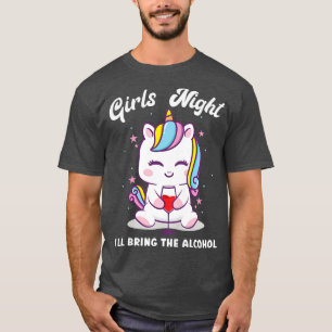 T-shirt Femmes filles nuit Je vais apporter l'alcool licor
