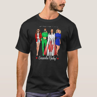 T-shirt Femmes Filles Voyage Canada Vacances Femme Bachero