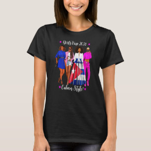 T-shirt Femmes Filles Voyage Cubain Style Vacances Femme N