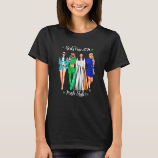 T-shirt Femmes Filles Voyage Irlandais Vacances Femme Hen 