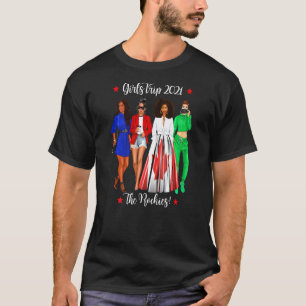 T-shirt Femmes Filles Voyage Les Rocheuses Vacances Afro C