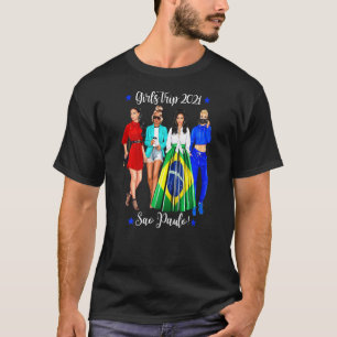 T-shirt Femmes Filles Voyage Sao Paulo Vacances Femme mign