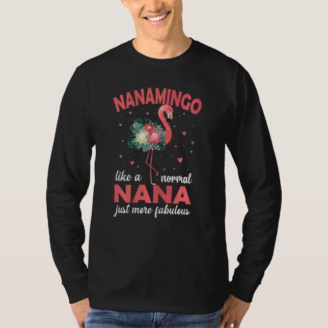 T-shirt Femmes Flamant rose Nanamingo Comme Une Flam Norma (Devant)