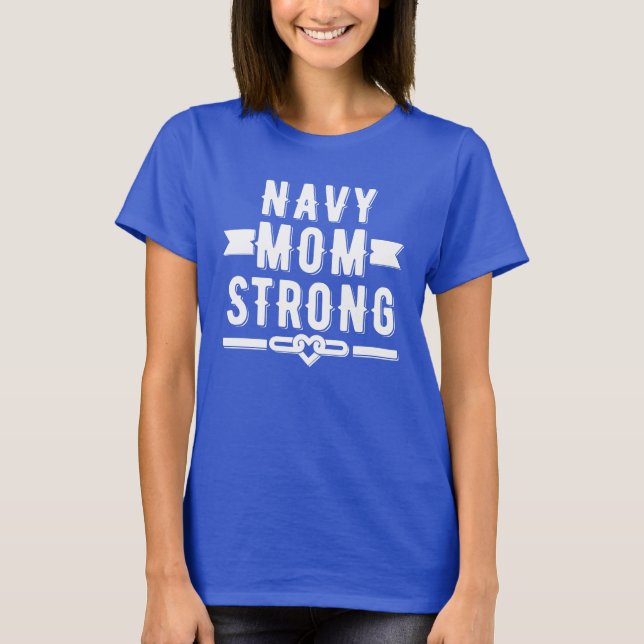 T-shirt Femmes fortes de maman de marine graphiques (Devant)