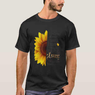 T-shirt Femmes fortes elles marchent dans le tournesol