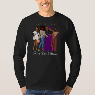 T-shirt Femmes Fortes Reines Noires Discours Inspirationne