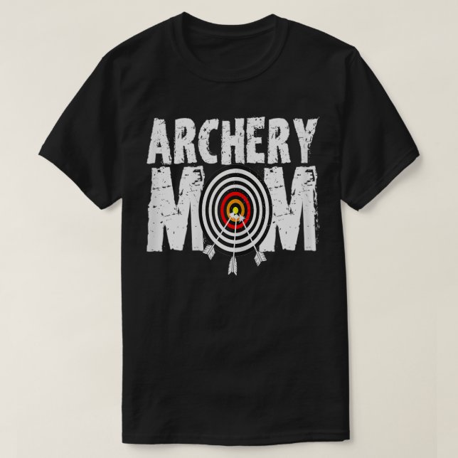 T-shirt FEMMES Funny Archery Maman tir à l'arc Tireur à l' (Design devant)