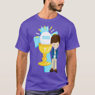 T-shirt Femmes Garçons Première Communion Keepsaké 2023 Cr