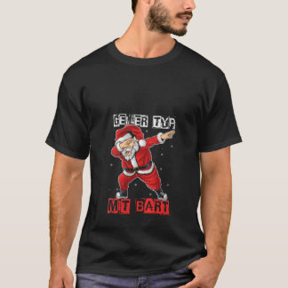 T-shirt FEMMES GEILER TYP MIT Bart Santa Claus barbe V Nec