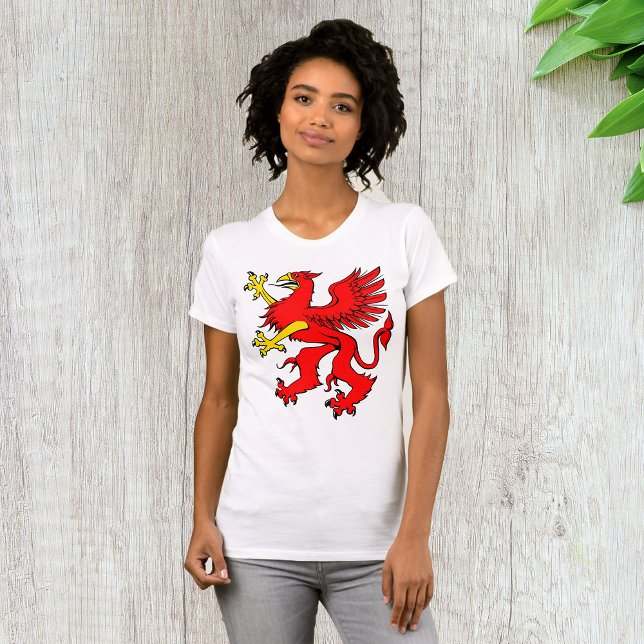 T-shirt femmes Griffin rouge (Créateur téléchargé)