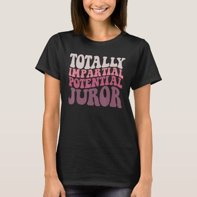 T-shirt Femmes groovy hommes juré potentiel totalement imp (Devant)