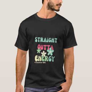 T-shirt Femmes Groovy kinderkarten Tout droit sorti de l'é