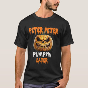 T-shirt Femmes Halloween Funny Peter Citrouille Mangeur VN