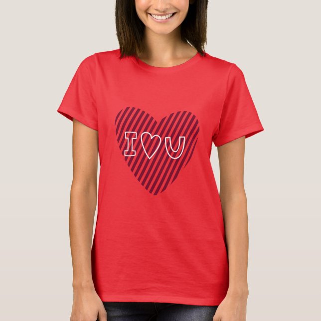 T-shirt Femmes Heureuses Saintes-Valentin (Devant)