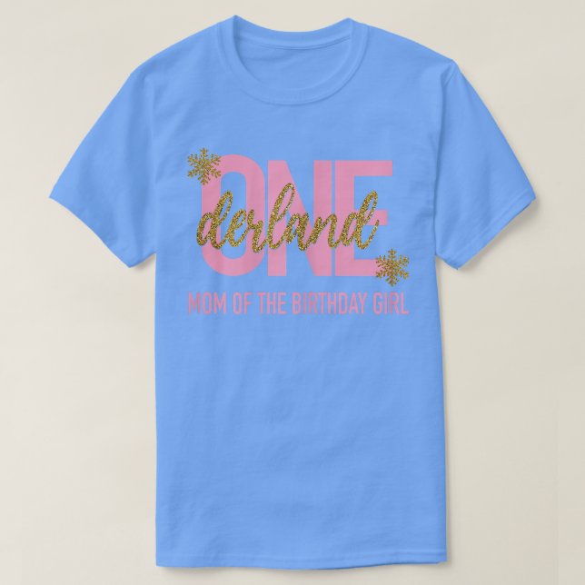 T-shirt Femmes Hiver Un Derland 1er Anniversaire Fille Hiv (Design devant)