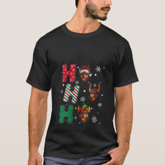 T-shirt Femmes Ho Ho Ho Kelpie Amoureux des chiens Noël as