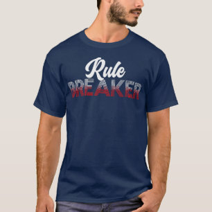 T-shirt Femmes Hommes Drôles Infracteurs Règles Citation S