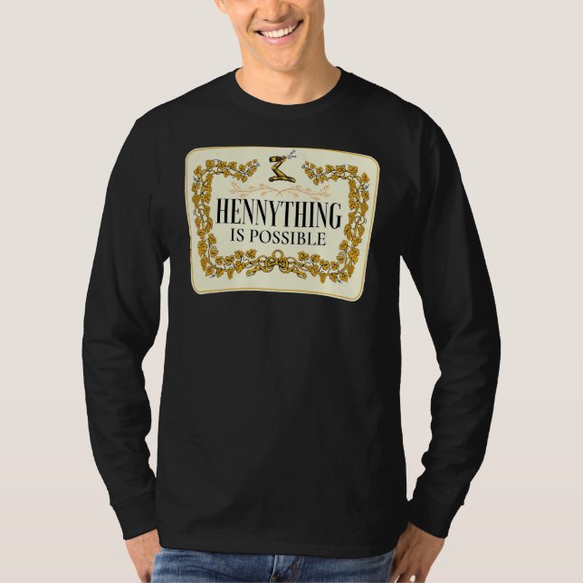T-shirt Femmes Hommes Hennything Possible (Devant)