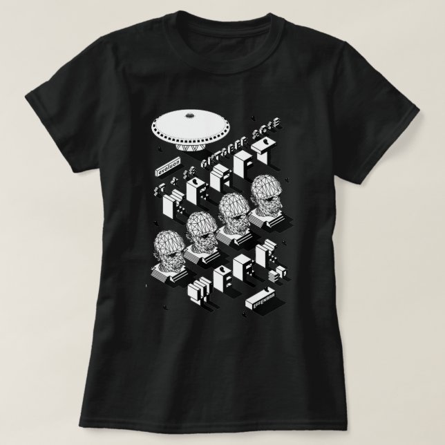 T-shirt Femmes Hommes Kraftwerk Électronique Cadeaux De Mu (Design devant)