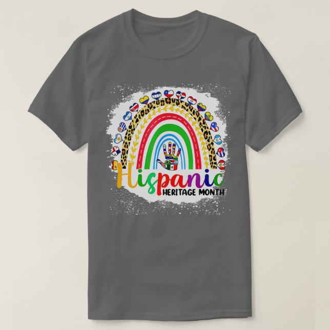 T-shirt Femmes Hommes Mois du patrimoine hispanique nation (Design devant)
