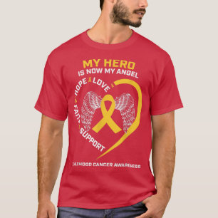 T-shirt Femmes Hommes Mon Héros Est Maintenant Mon Ange Ca