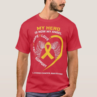 T-shirt Femmes Hommes Mon Héros Est Maintenant Mon Ange Ca