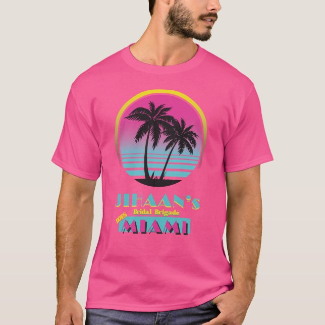 T-shirt Femmes/Hommes Rose foncé  (Devant)