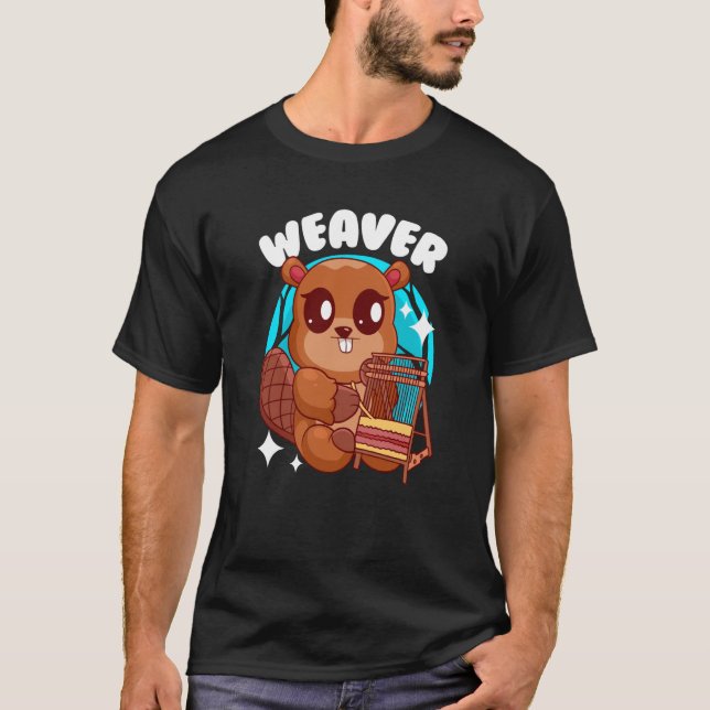 T-shirt femmes hommes vêtements animaux tisserand (Devant)