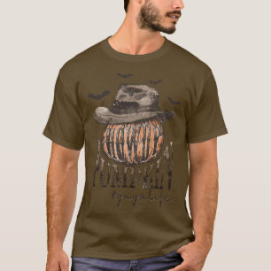 T-shirt Femmes Howdy Citrouille Yaya, Halloween Yaya