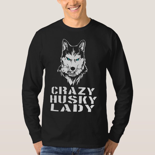 T-shirt Femmes Husky Quelque Chose (Devant)