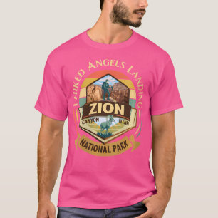T-shirt Femmes I Randonnée Anges Atterrissage Zion Rétro V