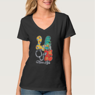 T-shirt Femmes Infirmière Docteur Vie Stethoscope Graphiqu
