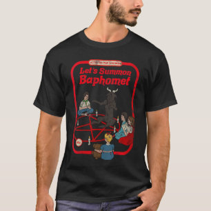 T-shirt Femmes Invoquons Baphomet Vintage Enfantjeu Horreu