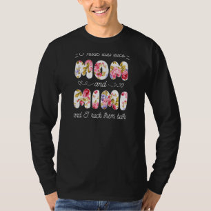 T-shirt Femmes J'Ai Deux Titres Maman Et Mimi Grand-Mère M
