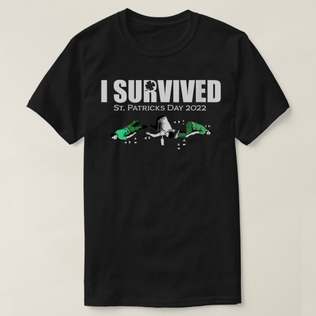 T-shirt FEMMES J'ai survécu à St (Design devant)