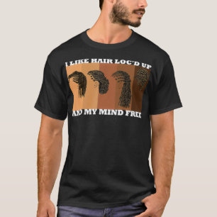T-shirt Femmes J'Aime Les Cheveux Loc'D Up Et Mince Free F