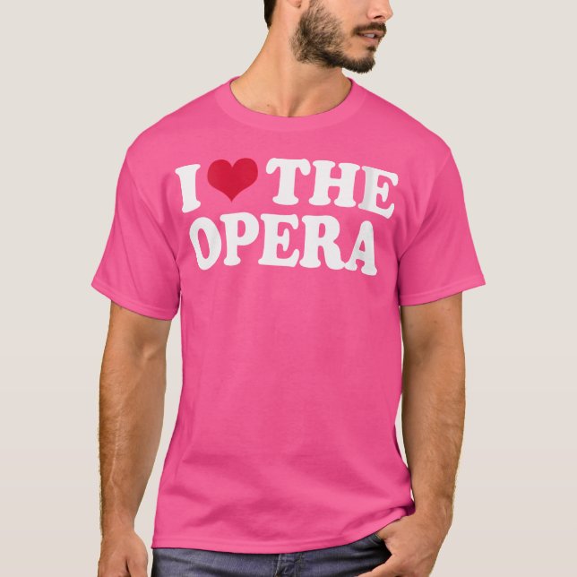 T-shirt Femmes J'Aime L'Opéra (Devant)
