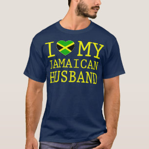 T-shirt Femmes J'aime mon mari jamaïcain T