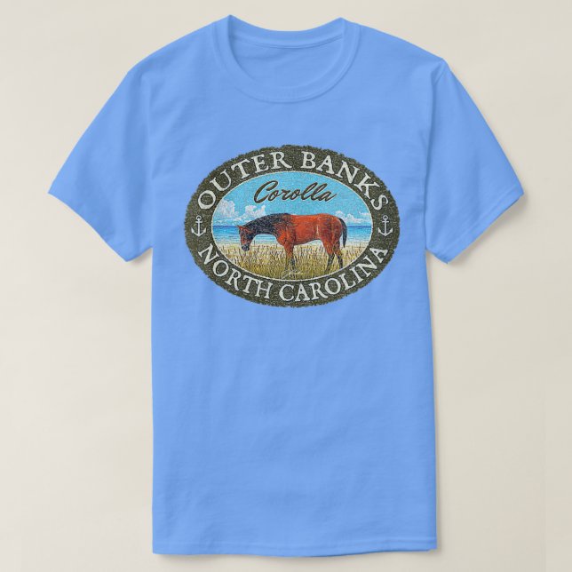 T-shirt Femmes JCombs Corolla, Outer Banks, NC, avec Corol (Design devant)