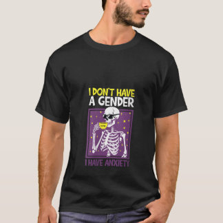 T-shirt Femmes Je n'ai pas de sexe J'ai de l'anxiété Nonbi