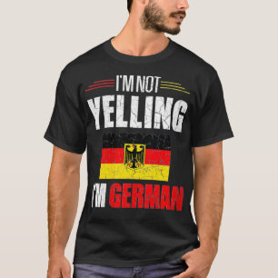 T-shirt Femmes Je ne hurle pas Je suis Allemand Drôle Alle