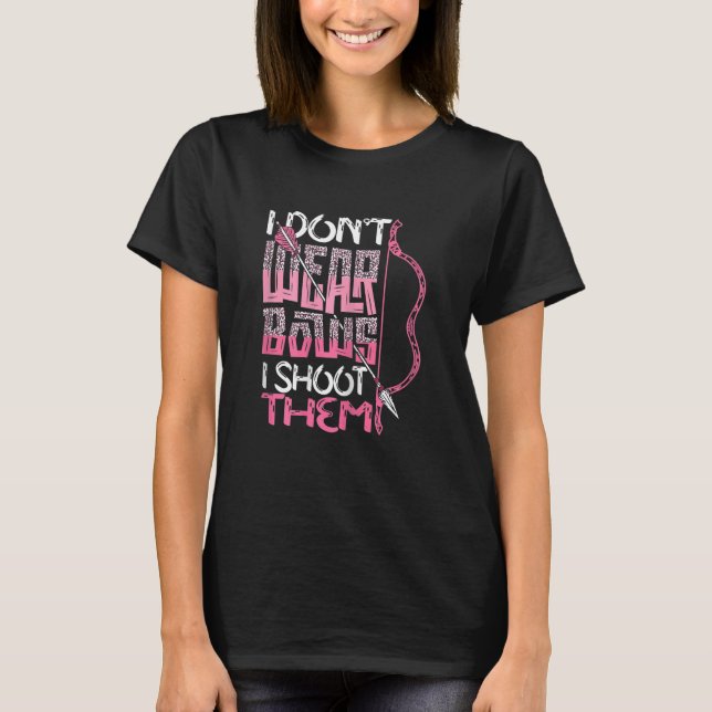T-shirt Femmes Je ne porte pas de vaches Je leur tire dess (Devant)