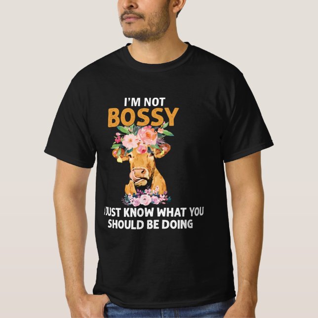 T-shirt Femmes Je ne suis pas garçon Je sais juste ce que  (Devant)