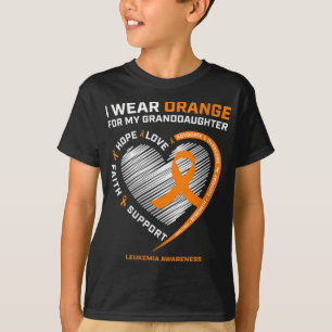 T-shirt Femmes Je Porte De L'Orange Pour Ma Petite-Fille L