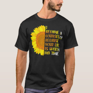 T-shirt Femmes Je Suis Devenue Conseillère Parce Que Votre