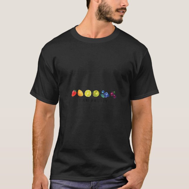 T-shirt FEMMES JE SUIS FRUITES fruité gay pride mois V Cou (Devant)